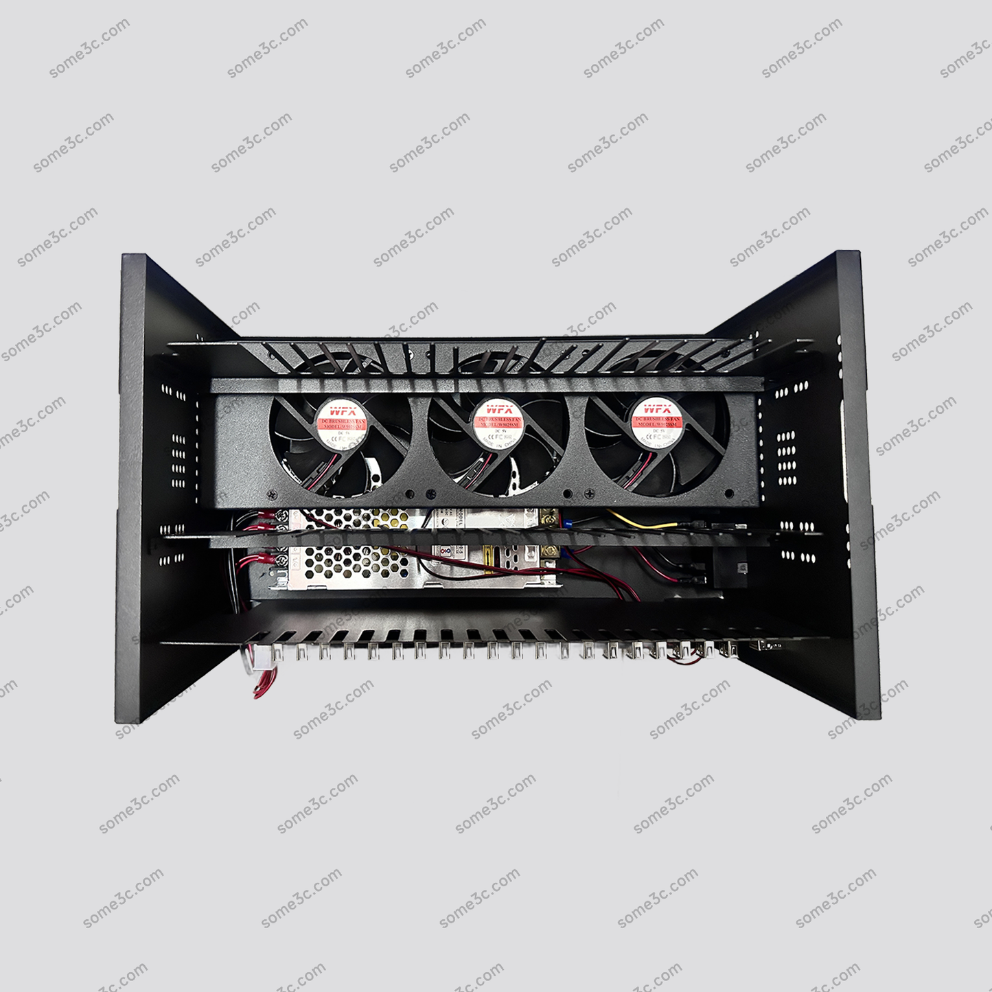 Teléfono móvil Granja Chasis 20 Caja Granja de teléfonos Accesorios Teléfono Placa base Caja vacía Teléfono inteligente Android Chasis Grupo Matriz de control Conexión USB Puertos independientes