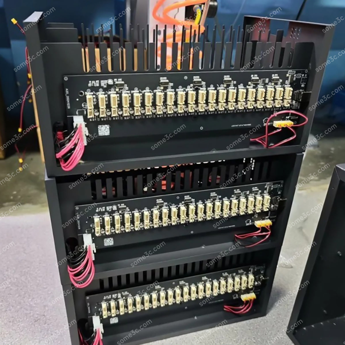 Mobile phone Farm Chassis 20 Box Phone farm Accessories Telephone Motherboard Empty Box Android Smartphone Chassis Group Control Matrix USB Connection independent ports