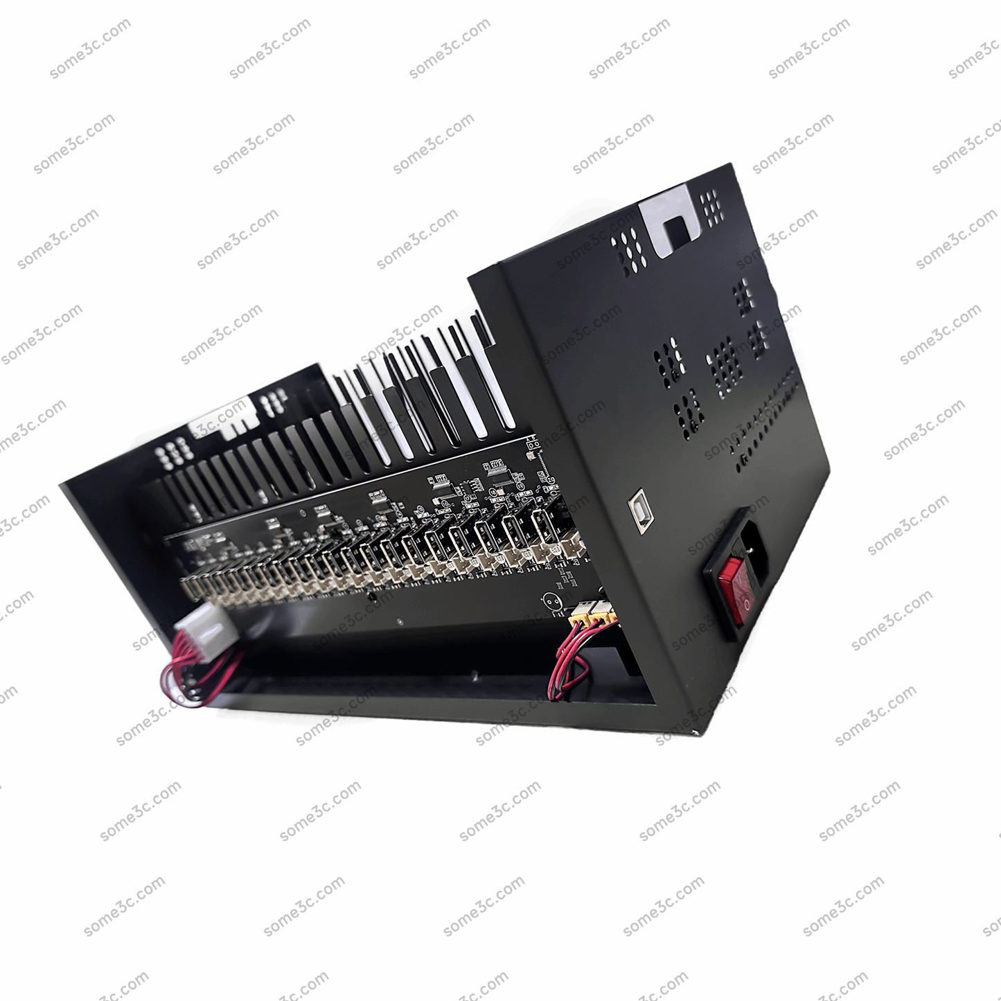 Mobile phone Farm Chassis 20 Box Phone farm Accessories Telephone Motherboard Empty Box Android Smartphone Chassis Group Control Matrix USB Connection independent ports