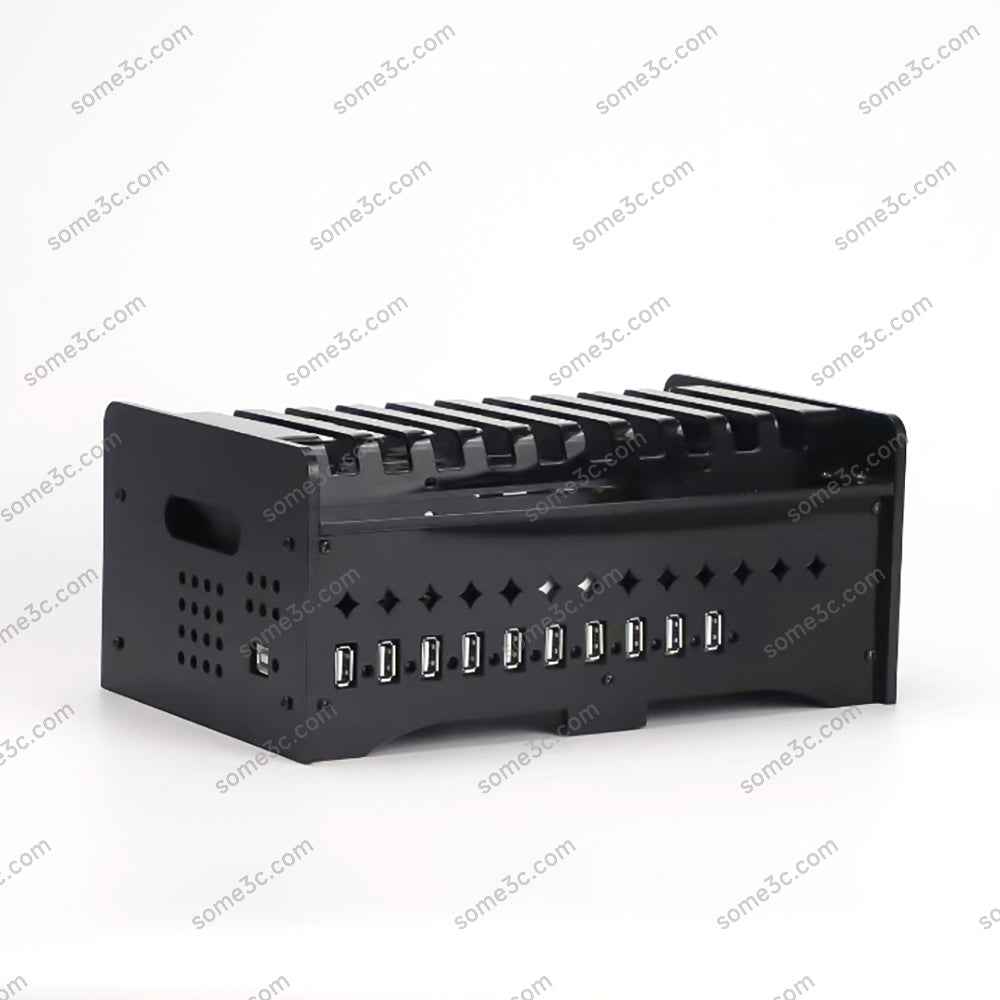 Acrylic RGB Mobile phone 20 USB Ports Charger HUB Chassis farm SmartPhone Group Control USB Connection Farming Accessories