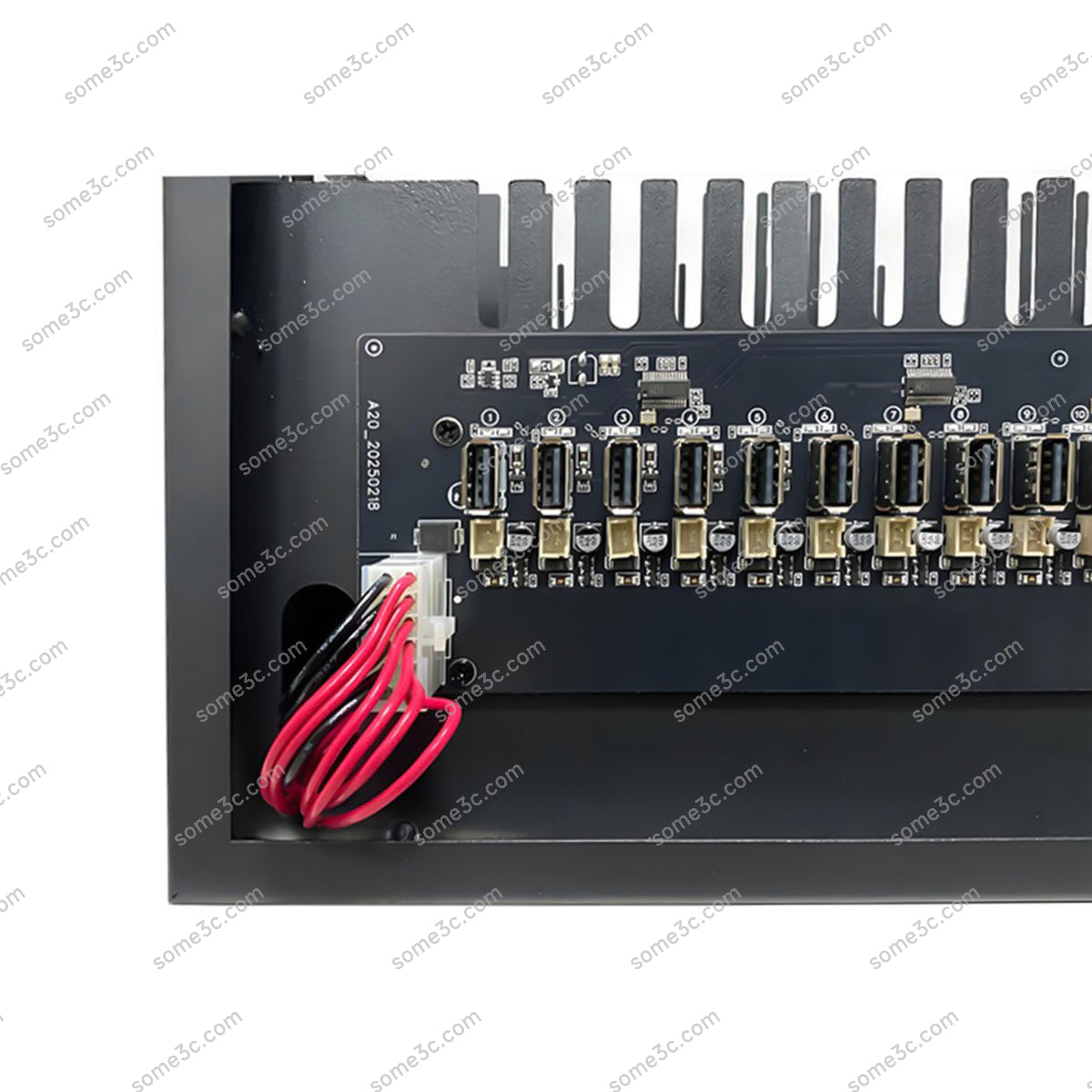 Mobile phone Farm Chassis 20 Box Phone farm Accessories Telephone Motherboard Empty Box Android Smartphone Chassis Group Control Matrix USB Connection independent ports