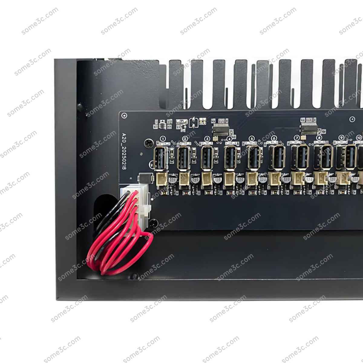 Mobile phone Farm Chassis 20 Box Phone farm Accessories Telephone Motherboard Empty Box Android Smartphone Chassis Group Control Matrix USB Connection independent ports