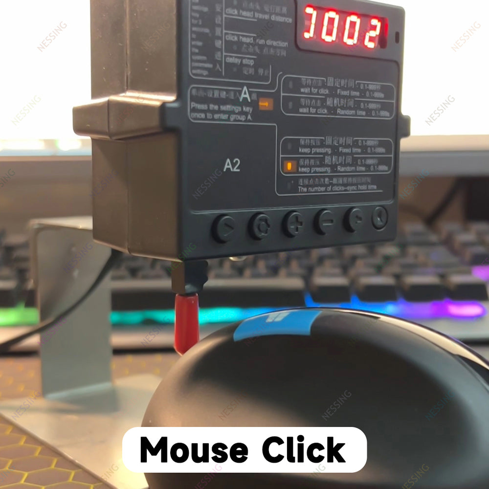 Computer-Tastatur Auto-Klicker Gerät Maus Automatisch Zufällig Vorübergehend AFK Spiel Verhindert Offline Physischer Klick Auflegen