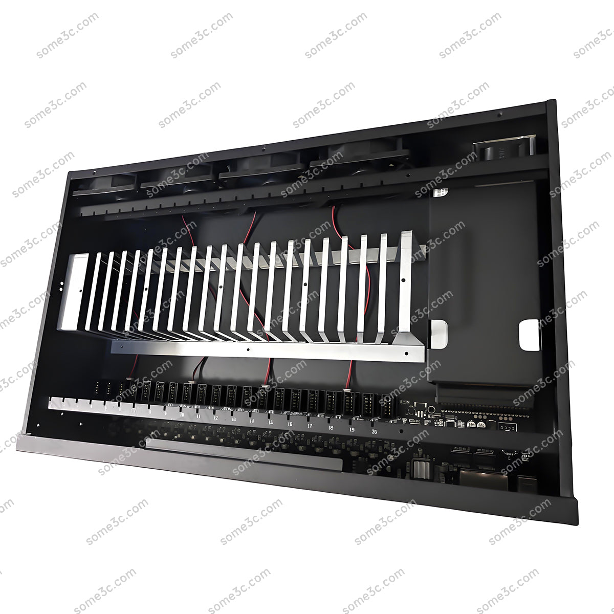 Construya una granja de teléfonos Build Box, chasis de teléfono móvil, equipo de control de grupo, placa base, conexión USB, configuración de granja de teléfonos DIY.
