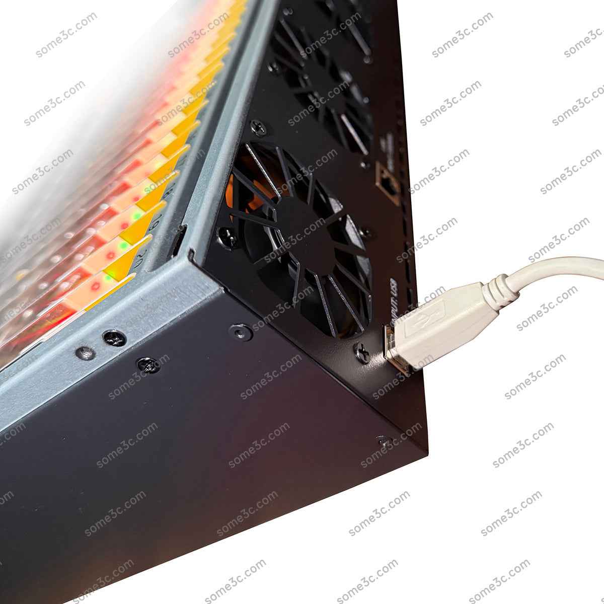 8 Cooling Fans 2U Server rack Mobile Phone Chassis 20 Cellphone Motherboard Shell Group Control Ethernet LAN USB OTG Connection Box Phone Farm