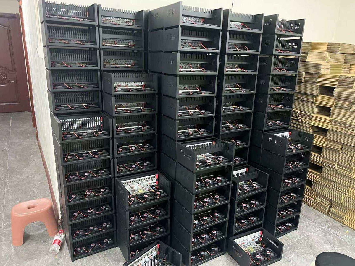 Motherboard Phone Farm Chassis with USB OTG - SOME 3C Phone Farm Hardware & Chassis