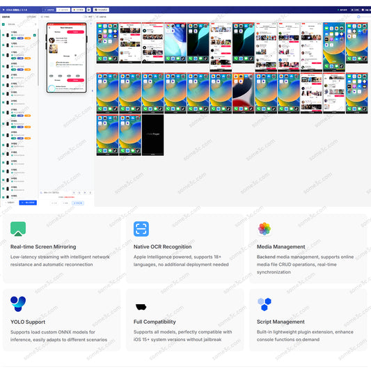 iPhone Farm iOS Automation Without Jailbreak Batch Control No Developer Mode No Signature Required