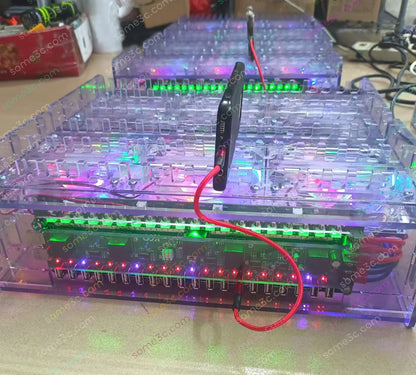 Acrylic RGB Mobile phone 20 USB Ports Charger HUB Chassis farm SmartPhone Group Control USB Connection Farming Accessories