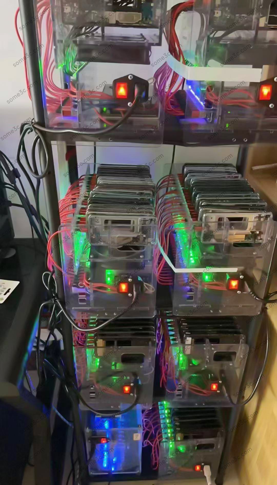 Phone Farm HUB Holder Mobile phone 20 USB Ports Charger Station Chassis farm SmartPhone Group Control USB Connection Farming Accessories