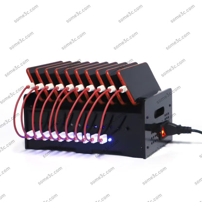 Acrylic RGB Mobile phone 20 USB Ports Charger HUB Chassis farm SmartPhone Group Control USB Connection Farming Accessories