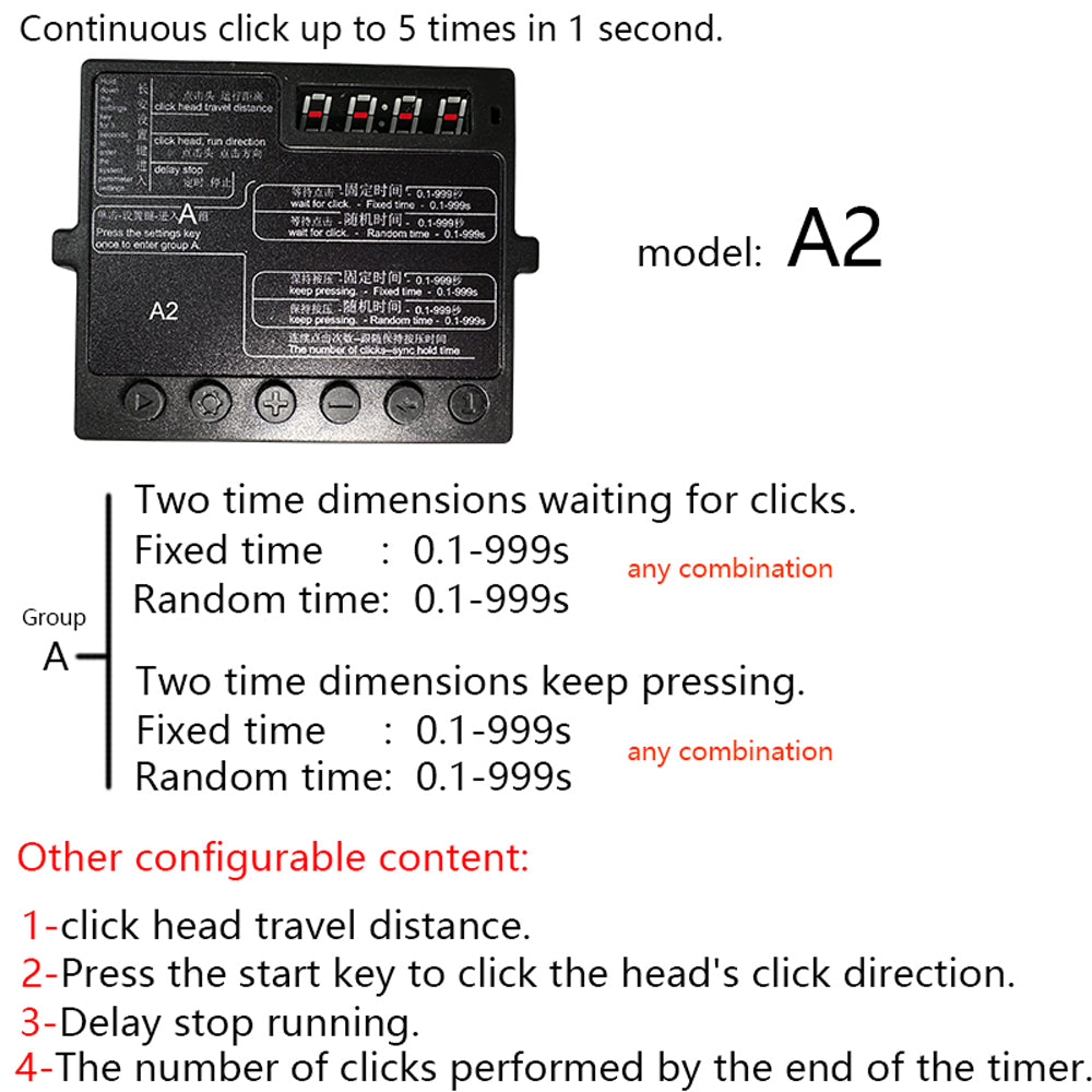 Computer Keyboard Auto Clicker Device Mouse Automatic Random Temporarily leave AFK Game Prevent offline Physical Click Hang up