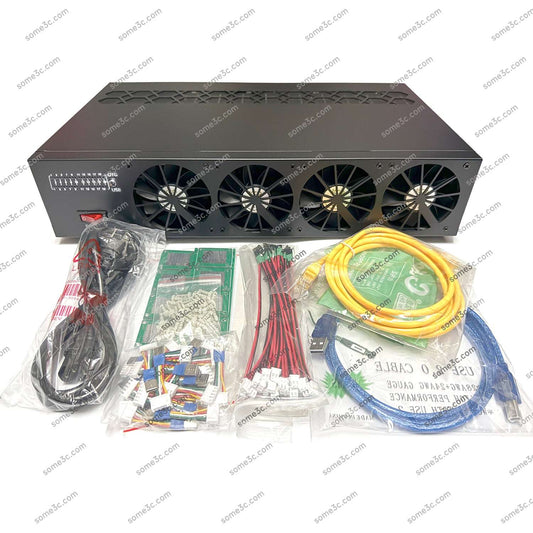 8 Cooling Fans 2U Server rack Mobile Phone Chassis 20 Cellphone Motherboard Shell Group Control Ethernet LAN USB OTG Connection Box Phone Farm
