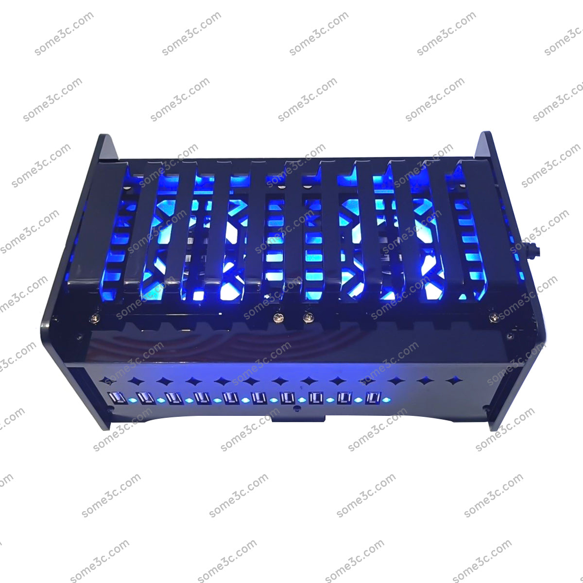 Acrylic RGB Mobile phone 20 USB Ports Charger HUB Chassis farm SmartPhone Group Control USB Connection Farming Accessories