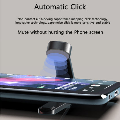 Mute Auto Clicker Device Screen Clicker, Phone Clicker Automatic Connection Point Grabber Simulated Finger Clicking Phone Screen