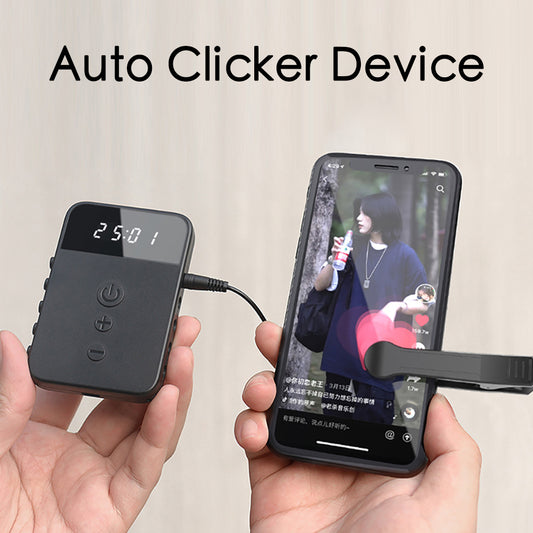 Mute Auto Clicker Device Screen Clicker, Phone Clicker Automatic Connection Point Grabber Simulated Finger Clicking Phone Screen