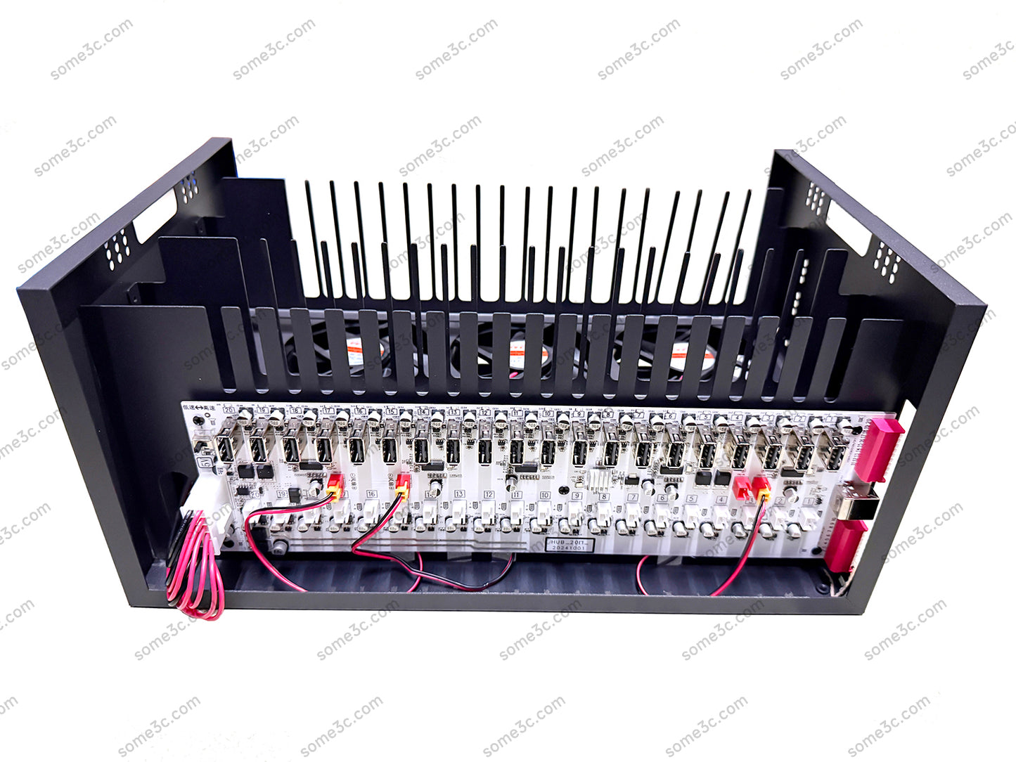 Mobile phone Farm Chassis 20 Box Phone farm Accessories Telephone Motherboard Empty Box Android Smartphone Chassis Group Control Matrix USB Connection independent ports