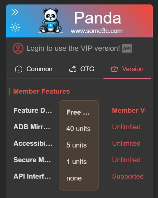 Panda Member VIP Version! Unified Control Android Phone Farm Phone array screen mirroring Projection