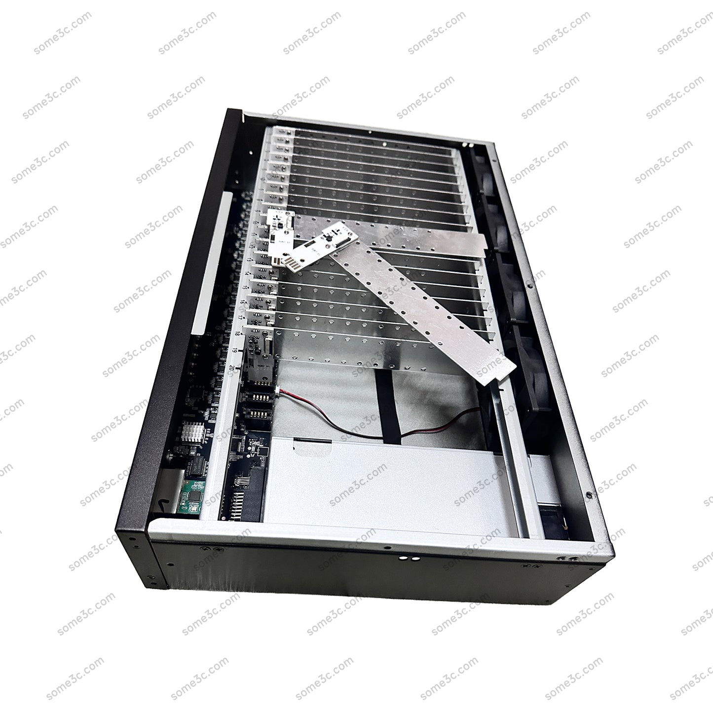 Rack de servidor 2U, caja vacía, chasis para teléfono móvil, 20 unidades, placa base para teléfono móvil, control de grupo, Ethernet, LAN, conexión USB OTG, caja para teléfono Android