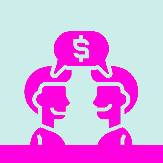 Negotiated amount payment link